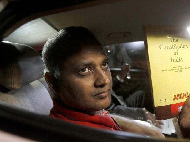 AAP MLA Somnath Bharti has been chargesheeted for inflicting cruelty on his wife Lipika Mitra.(Virendra Singh Gosain/HT Photo) AAP MLA Somnath Bharti has been chargesheeted for inflicting cruelty on his wife Lipika Mitra.(Virendra Singh Gosain/HT Photo)