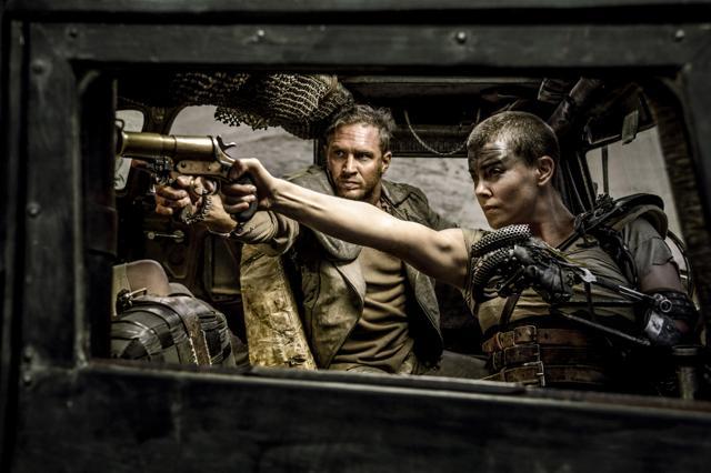 Tom Hardy (left) and Charlize Theron in a scene from Mad Max:Fury Road. (AP) Tom Hardy (left) and Charlize Theron in a scene from Mad Max:Fury Road. (AP)