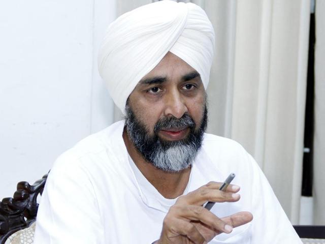 Congress Leader Manpreet Singh Badal said he would contest from whichever constituency he’d be asked to.(Sanjeev Kumar/HT Photo)