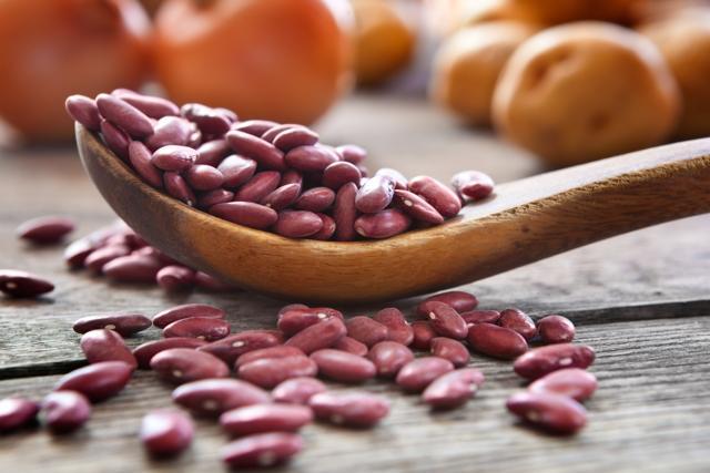 One cup of cooked beans provides between nine and 13 gm of fibre. Beans are also a good source of soluble fibre, which can help lower blood pressure, protein, complex carbohydrates, folate and iron. (Shutterstock) One cup of cooked beans provides between nine and 13 gm of fibre. Beans are also a good source of soluble fibre, which can help lower blood pressure, protein, complex carbohydrates, folate and iron. (Shutterstock)