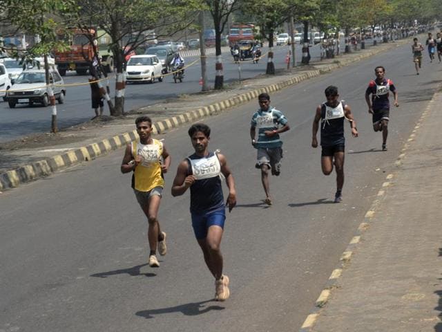 Candidates during the race (Prashant Waydande) 