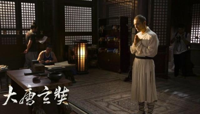 Huang Xiaoming , who plays traveller Hiuen Tsang, on the sets of the film “Xuanzang” (HT Photo) Huang Xiaoming , who plays traveller Hiuen Tsang, on the sets of the film “Xuanzang” (HT Photo)