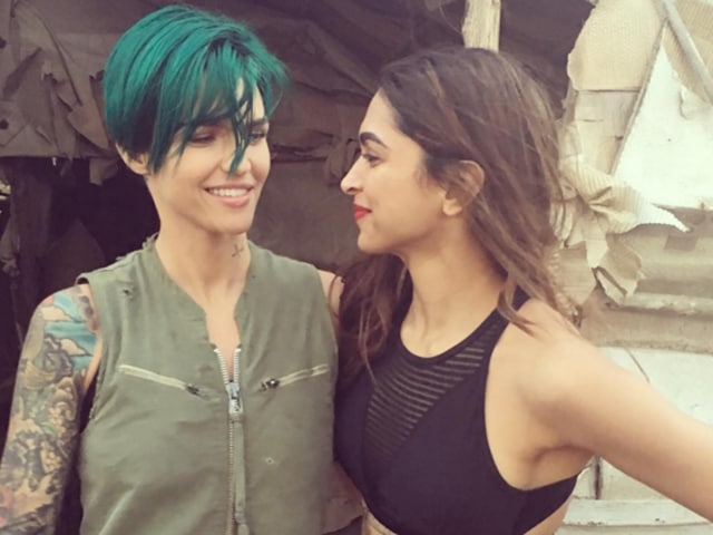 As the crew got comfortable with each other, Deepika and Ruby Rose became fast friends. 