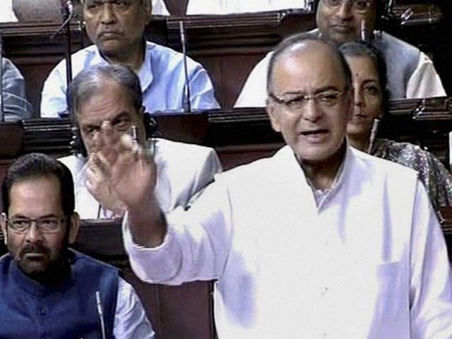 of Union finance minister Arun Jaitley last year stated that Indian democracy faced a serious challenge with an ‘indirectly elected’ Upper House questioning the wisdom of ‘directly elected’ Lok Sabha. (PTI file photo) of Union finance minister Arun Jaitley last year stated that Indian democracy faced a serious challenge with an ‘indirectly elected’ Upper House questioning the wisdom of ‘directly elected’ Lok Sabha. (PTI file photo)