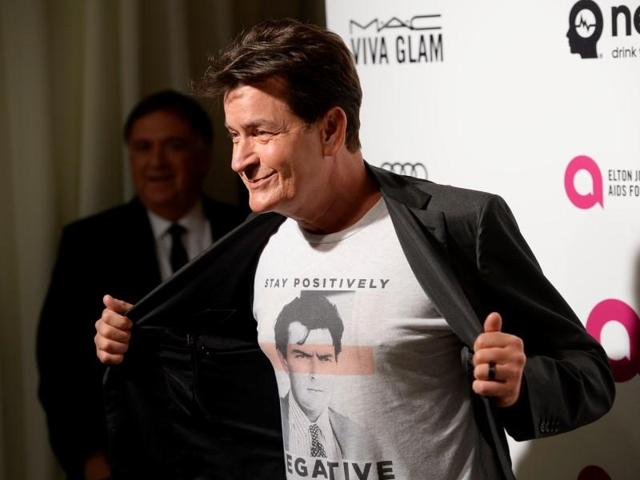 Actor Charlie Sheen arrives at the Elton John AIDS Foundation Academy Awards Viewing Party in West Hollywood, California. (Reuters) Actor Charlie Sheen arrives at the Elton John AIDS Foundation Academy Awards Viewing Party in West Hollywood, California. (Reuters)