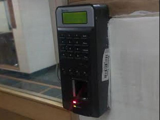 A random check showed that 27,717 employees marked their presence through 1260 AEBAS active devices across the state. However, a reality check showed that about six were not on duty despite marking themselves present.(HT File Photo) A random check showed that 27,717 employees marked their presence through 1260 AEBAS active devices across the state. However, a reality check showed that about six were not on duty despite marking themselves present.(HT File Photo)