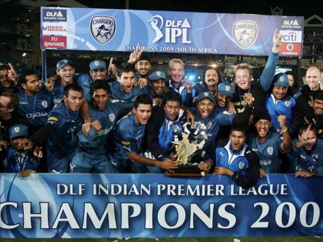 Led by Adam Gilchrist, the Deccan Chargers bounced back from a terrible first season to win the second edition of the IPL, in 2009. (Santosh Harhare/HT Photo) Led by Adam Gilchrist, the Deccan Chargers bounced back from a terrible first season to win the second edition of the IPL, in 2009. (Santosh Harhare/HT Photo)