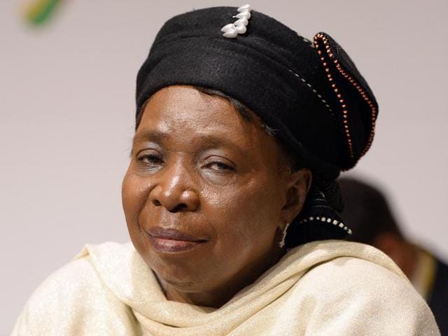 African Union Commission chairperson Nkosazana Dlamini-Zuma has held several ministerial positions since the end of white-minority rule in 1994. (AFP file) African Union Commission chairperson Nkosazana Dlamini-Zuma has held several ministerial positions since the end of white-minority rule in 1994. (AFP file)