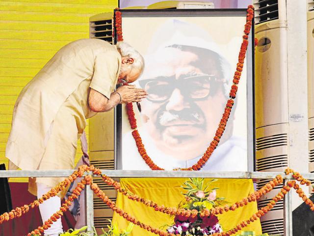 PM Narendra Modi’s event in Noida on Tuesday was held on the birth anniversary of Dalit leader Babu Jagjivan Ram. (HT File Photo) PM Narendra Modi’s event in Noida on Tuesday was held on the birth anniversary of Dalit leader Babu Jagjivan Ram. (HT File Photo)