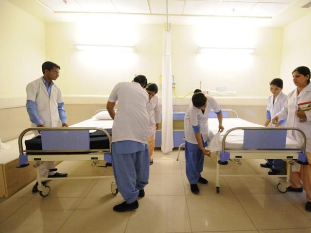 India requires 500 new medical colleges. With the current cost structure, not many governments or private enterprises will be keen to set up medical colleges.(Burhaan Kinu/HT Photo) India requires 500 new medical colleges. With the current cost structure, not many governments or private enterprises will be keen to set up medical colleges.(Burhaan Kinu/HT Photo)