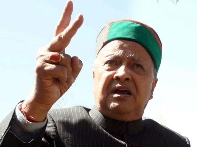 File photo of Himachal Pradesh CM Virbhadra Singh. (HT Photo) File photo of Himachal Pradesh CM Virbhadra Singh. (HT Photo)