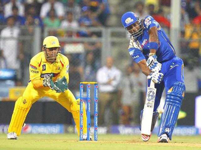 The IPL matches to be held in Maharashtra have been opposed due to the amount of water used in watering the pitches, while the state is suffering drought-like conditions.(Hemant Padalkar/HT Photo) The IPL matches to be held in Maharashtra have been opposed due to the amount of water used in watering the pitches, while the state is suffering drought-like conditions.(Hemant Padalkar/HT Photo)
