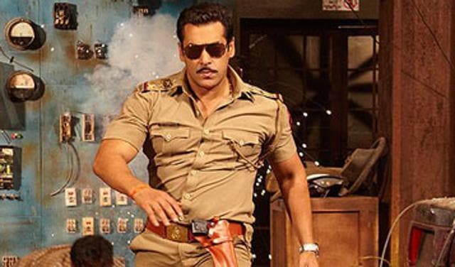 Salman Khan in Dabangg. Salman Khan in Dabangg.