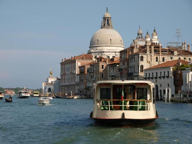 Venice’s public transport company is set to announce a new boarding system for the vaporetto. (AFP) Venice’s public transport company is set to announce a new boarding system for the vaporetto. (AFP)