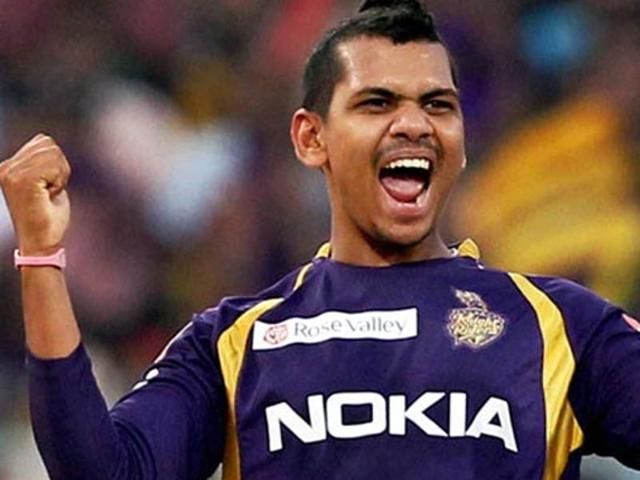 A file photo of Kolkata Knight Riders bowler Sunil Narine. (PTI Photo) A file photo of Kolkata Knight Riders bowler Sunil Narine. (PTI Photo)