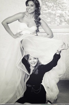 Actor Bipasha Basu with friend Deanne Pandey