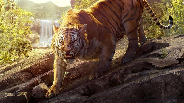 Shere Khan’s cruelty makes the jungle a terrifying, dark place. (Disney) Shere Khan’s cruelty makes the jungle a terrifying, dark place. (Disney)
