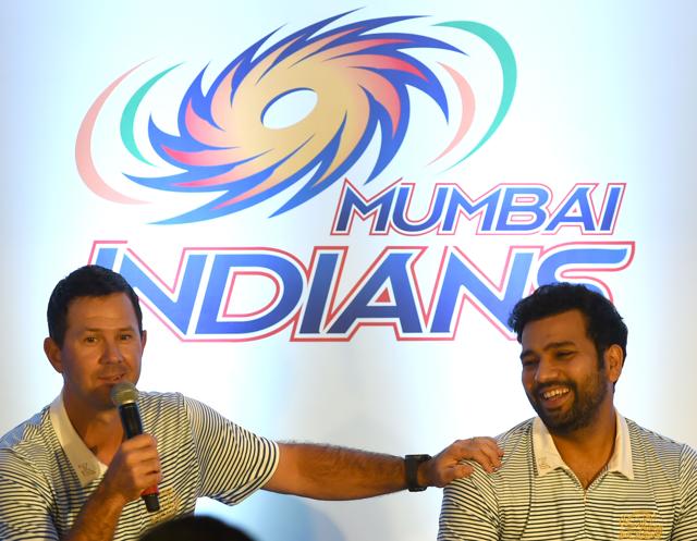 Mumbai Indians coach Ricky Ponting (L) and captain Rohit Sharma at a press conference. (AFP) Mumbai Indians coach Ricky Ponting (L) and captain Rohit Sharma at a press conference. (AFP)