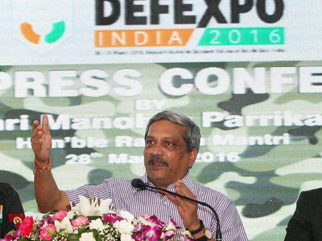 Defence minister Parrikar is expected to travel to Beijing, China, on April 17-18. He will call on Chinese President Xi Jinping as well as his counterpart, Chang Wanquan. ( Photo by Sonu Mehta/ Hindustan Times)(Hindustan Times) Defence minister Parrikar is expected to travel to Beijing, China, on April 17-18. He will call on Chinese President Xi Jinping as well as his counterpart, Chang Wanquan. ( Photo by Sonu Mehta/ Hindustan Times)(Hindustan Times)