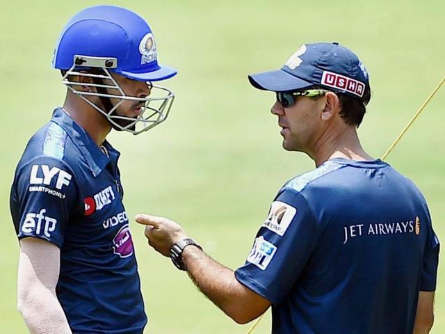 Rising Pune Supergiants' captain M S Dhoni bats in the nets during the practice session in Mumbai. (PTI Photo) Rising Pune Supergiants' captain M S Dhoni bats in the nets during the practice session in Mumbai. (PTI Photo)