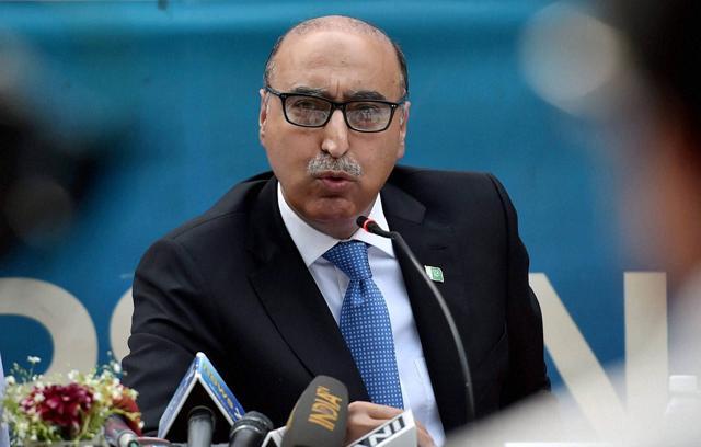 Pakistan's high commissioner to India Abdul Basit during an interaction with media at Foreign Correspondent Club in New Delhi on Thursday. (PTI) Pakistan's high commissioner to India Abdul Basit during an interaction with media at Foreign Correspondent Club in New Delhi on Thursday. (PTI)