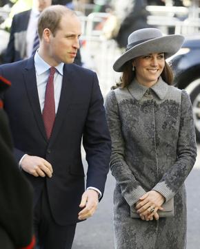 In this March 14, 2016, file photo, Britain's Prince William, left, and Kate, the Duchess of Cambridge, arrive to attend the Commonwealth Day service at Westminster Abbey in London. (AP) In this March 14, 2016, file photo, Britain's Prince William, left, and Kate, the Duchess of Cambridge, arrive to attend the Commonwealth Day service at Westminster Abbey in London. (AP)