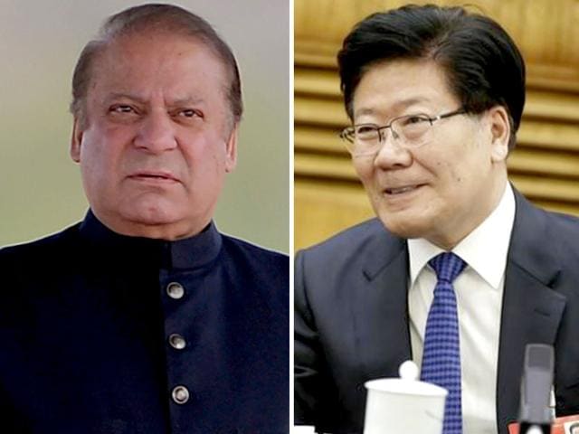 Xinjiang’s Communist Party chief Zhang Chunxian met Pakistan Prime Minister Nawaz Sharif and deals worth $2billion were signed. (Agencies) Xinjiang’s Communist Party chief Zhang Chunxian met Pakistan Prime Minister Nawaz Sharif and deals worth $2billion were signed. (Agencies)