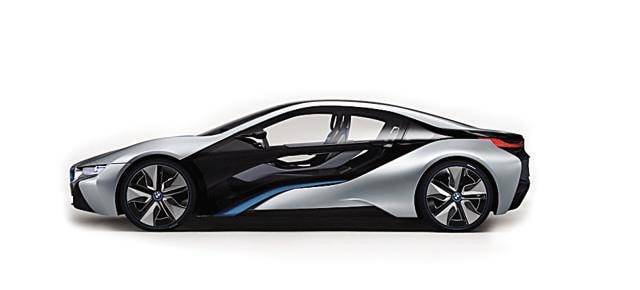 The BMW i8 is also an electric car The BMW i8 is also an electric car