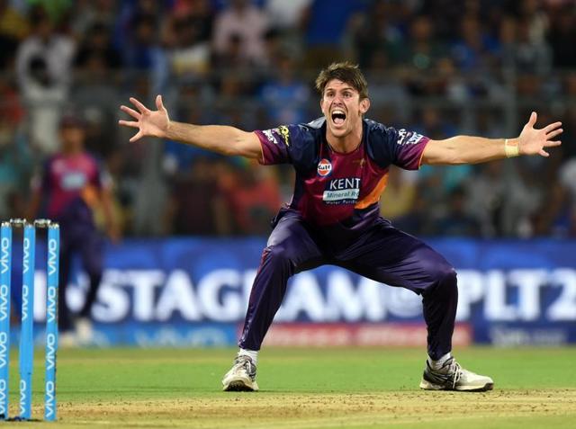 Rising Pune Supergiants player Mitchell Marsh unsuccessful appeals for LBW against Mumbai Indians. (Kunal Patil/HT Photo) Rising Pune Supergiants player Mitchell Marsh unsuccessful appeals for LBW against Mumbai Indians. (Kunal Patil/HT Photo)