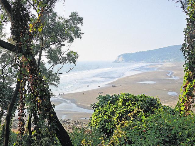 The Harihareshwar beach. (HT Photo)