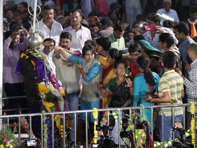 The Shani Shingnapur temple trust’s decision on Friday to allow women in the sanctum is likely to open floodgates of similar demands at other religious places.(PTI)