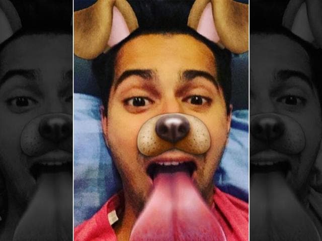 Look, who’s having fun! It clearly isn’t a dog’s life for actor Varun Dhawan. (Varundvn/instagram)