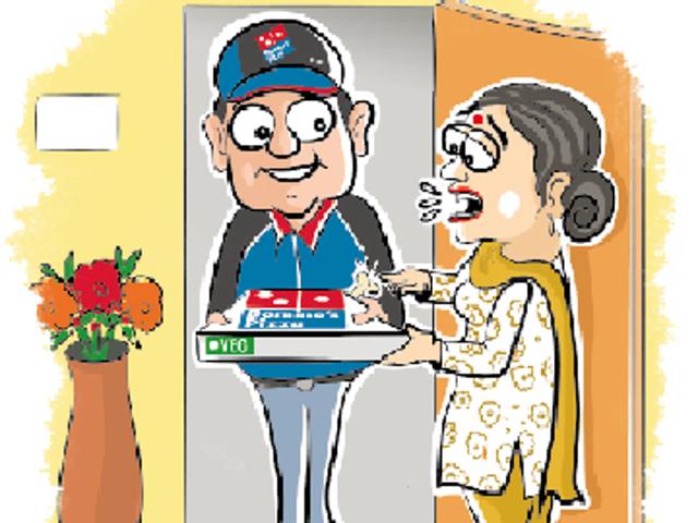 As the opposite party could not place on record any evidence proving that it had supplied a vegetarian dish, the court ordered the outlet owner to pay Rs 5,000 as compensation for causing mental agony (by hurting religious sentiments of the complainant’s mother). (Illustration by Daljeet Kaur Sandhu/HT) As the opposite party could not place on record any evidence proving that it had supplied a vegetarian dish, the court ordered the outlet owner to pay Rs 5,000 as compensation for causing mental agony (by hurting religious sentiments of the complainant’s mother). (Illustration by Daljeet Kaur Sandhu/HT)