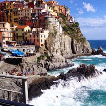 Equity analyst Salonee Sanghvi Doshi, 30, sampled regional foods in areas such as Cinque Terre, during her springtime solo food tour of Italy. (Salonee Sanghvi / Foodalong)