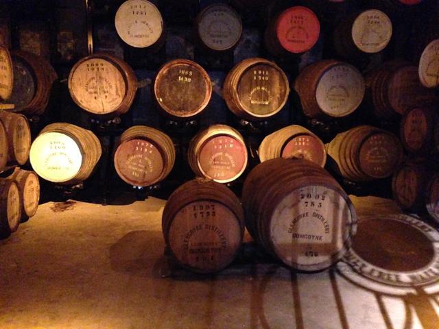 A single malt being aged in wooden barrels, in a photograph from healthcare consultant Tanay Surkund’s Scotch tour of Scotland.