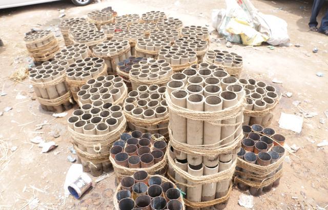 According to the Kollam district collector, no permission was granted to conduct the fireworks display. (Sarith ST/HT Photo) According to the Kollam district collector, no permission was granted to conduct the fireworks display. (Sarith ST/HT Photo)