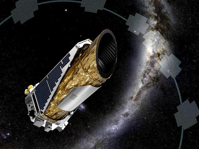 The artistic concept shows Nasa's planet-hunting Kepler spacecraft. (Picture courtesy: Nasa) The artistic concept shows Nasa's planet-hunting Kepler spacecraft. (Picture courtesy: Nasa)