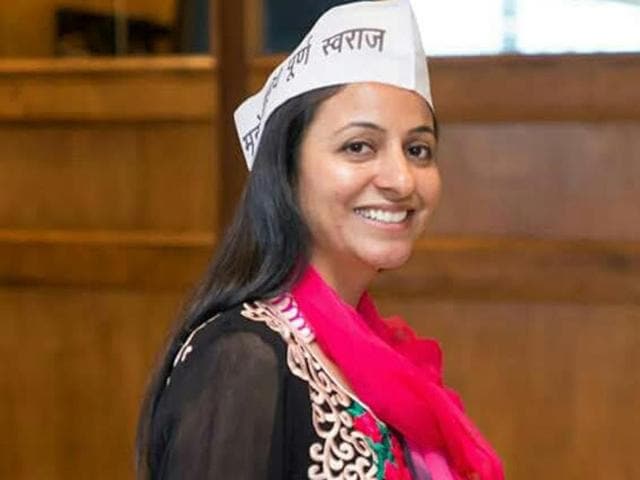 Jaskirat Kaur Mann will spend a few months in Punjab to campaign for the Aam Aadmi Party (AAP) for assembly elections expected in early 2017.(HT Photo)
