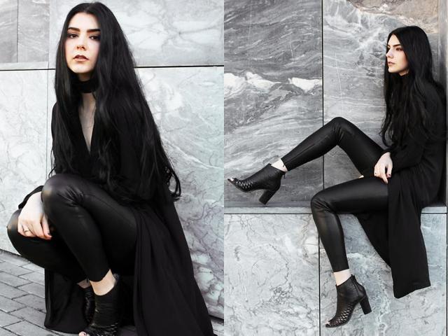 Who says you can’t wear black in summer? Of course you rock black leather pants too in the heat. (AFP) Who says you can’t wear black in summer? Of course you rock black leather pants too in the heat. (AFP)