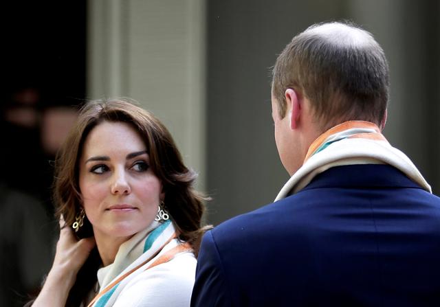 Prince William, and his wife Catherine, the Duchess of Cambridge, take a tour of Gandhi Smriti , where Mahatma Gandhi lived for 144 days before he was assassinated on January 30, 1948. (REUTERS)