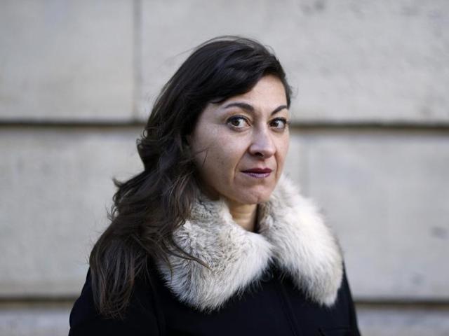 Lynsey Addario poses for a photograph in Paris. Her biography book untitled It's What I Do was released on April 4. (AFP) Lynsey Addario poses for a photograph in Paris. Her biography book untitled It's What I Do was released on April 4. (AFP)