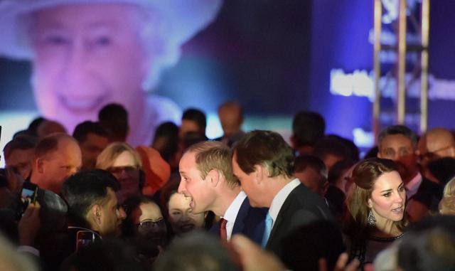 The Duke of Cambridge and the Duchess meet guests (PTI) The Duke of Cambridge and the Duchess meet guests (PTI)