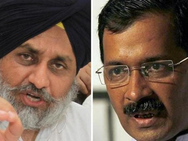 Badal said Kejriwal has deceived the people of both Delhi and Punjab by first giving a statement in favour of SYL Canal during his tour of Punjab and then later siding with Haryana. (HT Photo) Badal said Kejriwal has deceived the people of both Delhi and Punjab by first giving a statement in favour of SYL Canal during his tour of Punjab and then later siding with Haryana. (HT Photo)