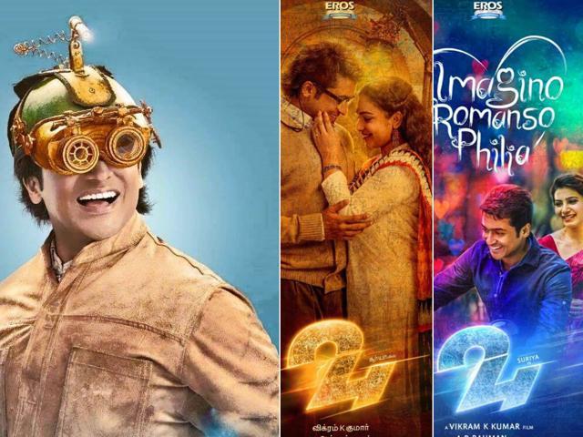 Looks like there are three avatars of Suriya in the film. (24Official/Facebook) Looks like there are three avatars of Suriya in the film. (24Official/Facebook)