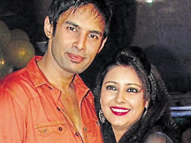 Rahul Raj Singh and Pratyusha Banerjee in happier times. (HT File) Rahul Raj Singh and Pratyusha Banerjee in happier times. (HT File)
