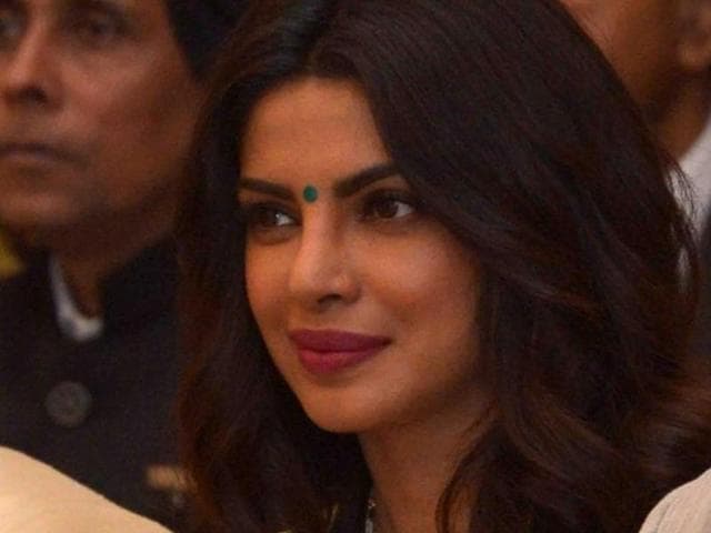 New Delhi: Bollywood actress Priyanka Chopra and tennis player Sania Mirza during Padma Awards 2016 function at Rashtrapati Bhavan in New Delhi on Tuesday. PTI Photo by Subhav Shukla(PTI4_12_2016_000212A) (PTI) New Delhi: Bollywood actress Priyanka Chopra and tennis player Sania Mirza during Padma Awards 2016 function at Rashtrapati Bhavan in New Delhi on Tuesday. PTI Photo by Subhav Shukla(PTI4_12_2016_000212A) (PTI)