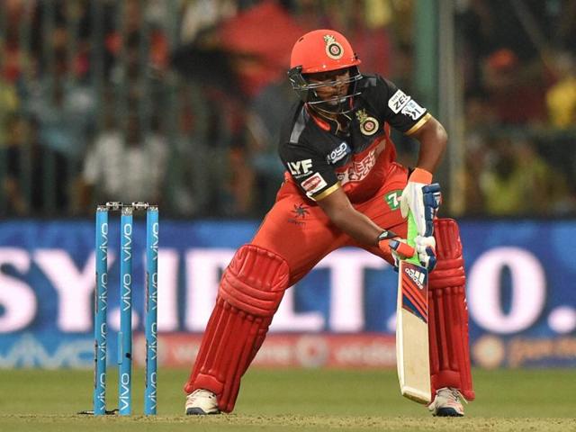 Sarfaraz Khan plays a scoop, one of several he played en route to hitting 35 from 10 balls. (PTI) Sarfaraz Khan plays a scoop, one of several he played en route to hitting 35 from 10 balls. (PTI)