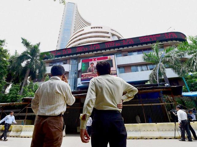 The Sensex was 57.05 points or 0.23% higher at 25,079.21 with sectoral indices led by consumer durables, oil&gas, healthcare, auto, realty and banking in the positive zone. (PTI File Photo) The Sensex was 57.05 points or 0.23% higher at 25,079.21 with sectoral indices led by consumer durables, oil&gas, healthcare, auto, realty and banking in the positive zone. (PTI File Photo)