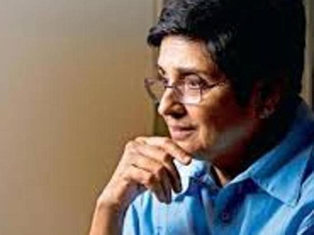 Former IPS officer Kiran Bedi (HT Photo) Former IPS officer Kiran Bedi (HT Photo)