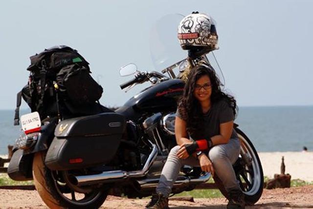 Anjaly Rajan, a member of Bikerni a Pune-based biking group, says she never thought something like this was coming for Paliwal. (Special arrangement) Anjaly Rajan, a member of Bikerni a Pune-based biking group, says she never thought something like this was coming for Paliwal. (Special arrangement)